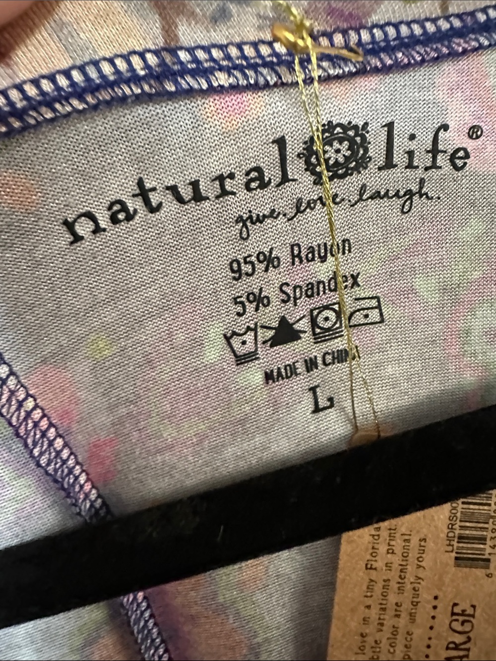 NATURAL LIFE Multi-Color Boho Floral Swing Dress - Picture 6 of 8